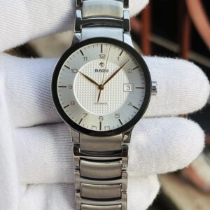 🌟Rado Centrix Silver Dial, Stainless Steel, 38.0 mm, Automatic Men's Watch Swiss made ref #R30939143.
