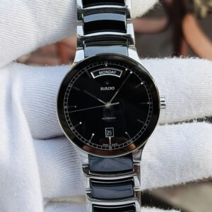 🌟Rado Centrix day date Ceramic Automatic R30156152 38mm men’s watch.