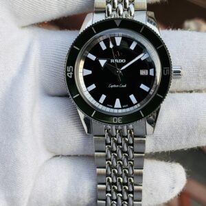 🌟Rado Captain Cook Green Dial high tech ceramic Swiss made Ref:R32505313 .