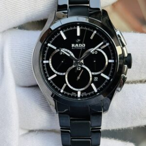 🌟Rado Hyperchrome XXL Automatic Chronograph Black Ceramic Men’s Watch ref No. R32275152.