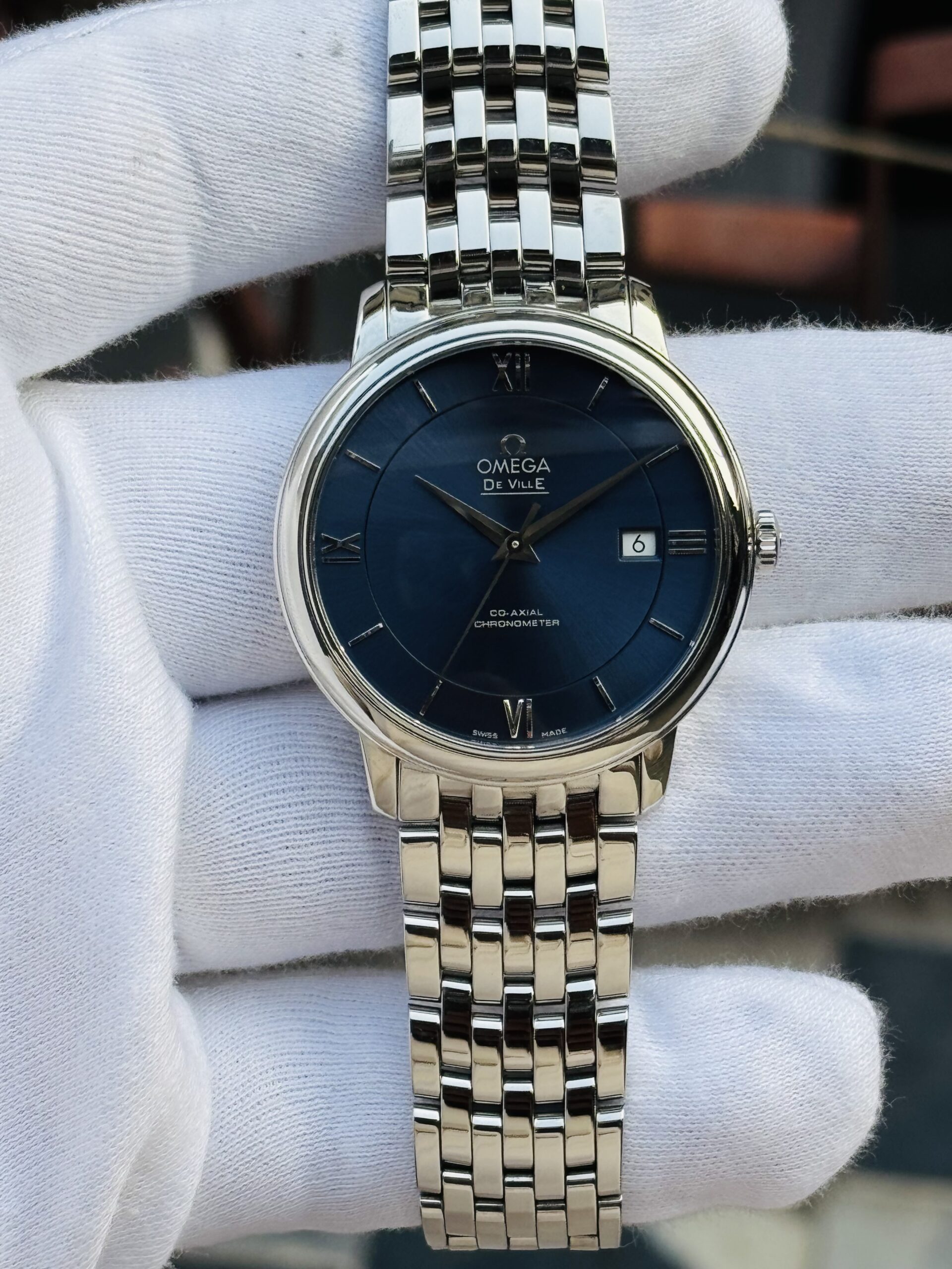 🌟Omega De Ville Prestige Co-Axial Ref. 42410402003001, Man’s watch, diameter ca. 39.5 mm, - Image 4