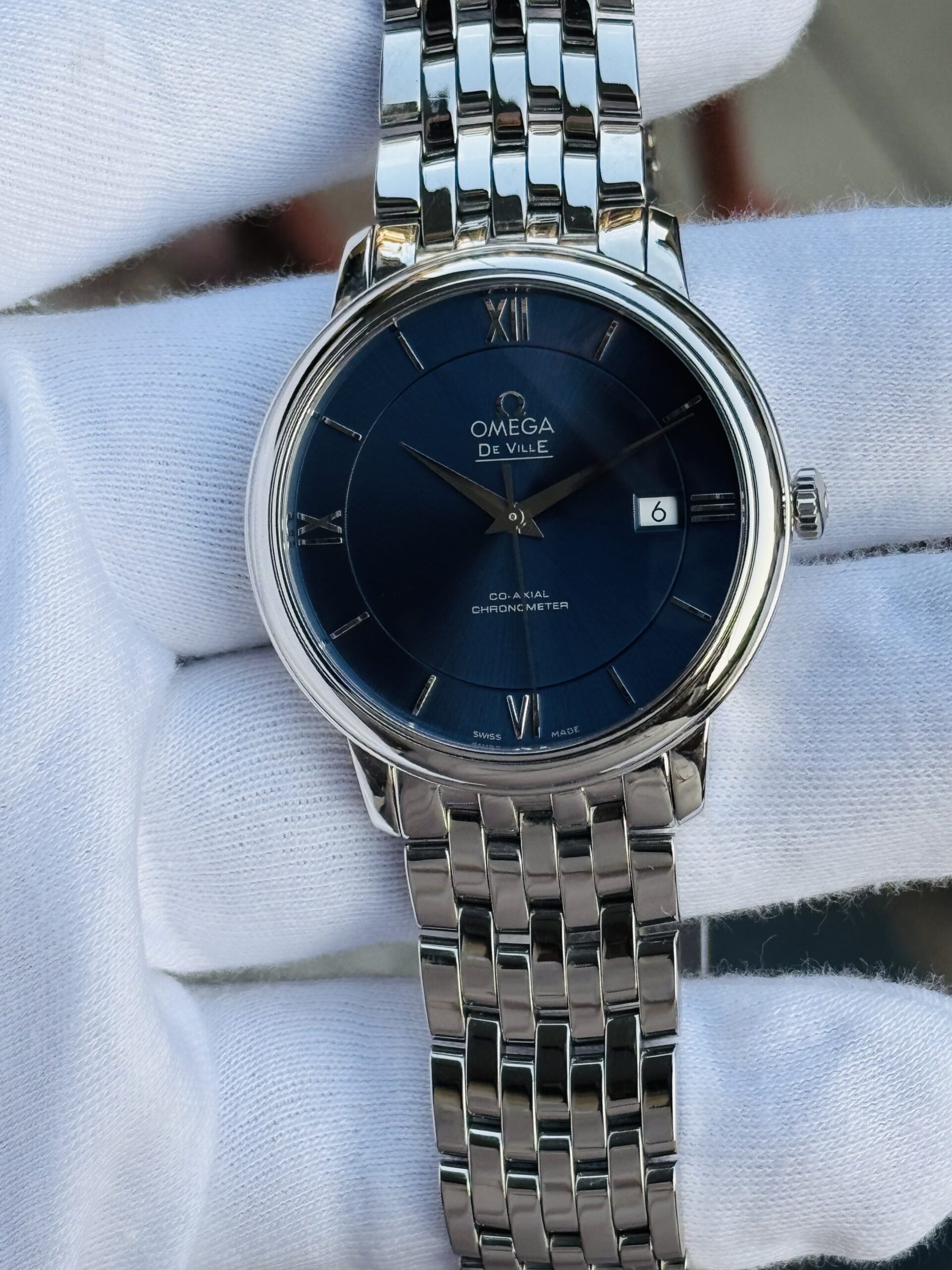 🌟Omega De Ville Prestige Co-Axial Ref. 42410402003001, Man’s watch, diameter ca. 39.5 mm, - Image 7