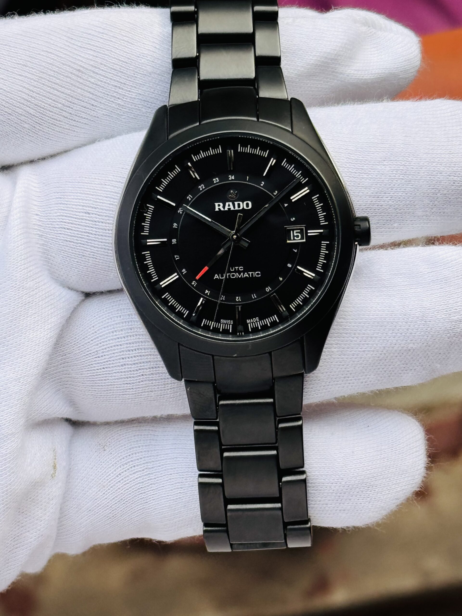 🌟Rado HyperChrome XL Automatic UTC R32167152 Swiss Made. - Image 6