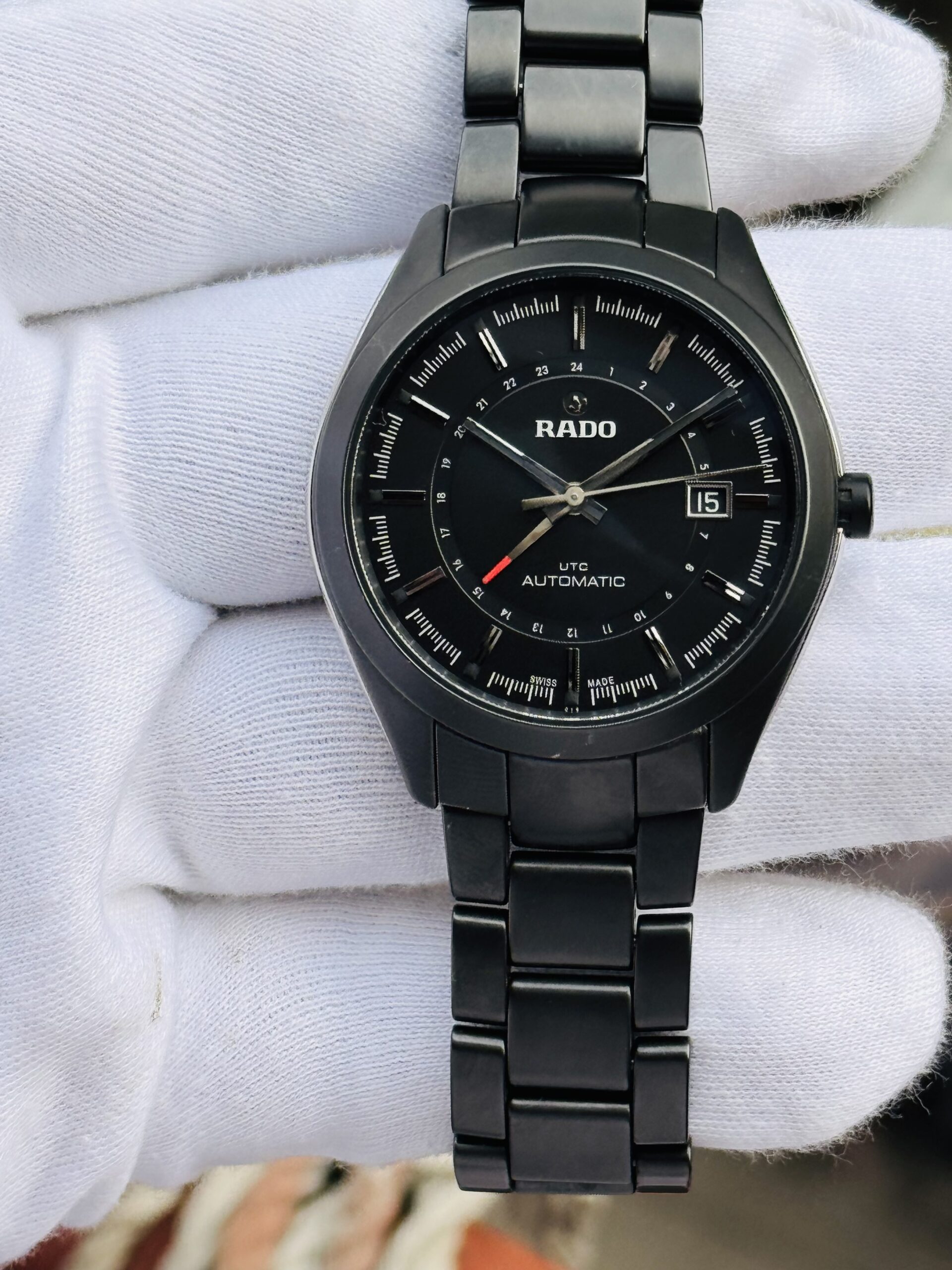 🌟Rado HyperChrome XL Automatic UTC R32167152 Swiss Made. - Image 3