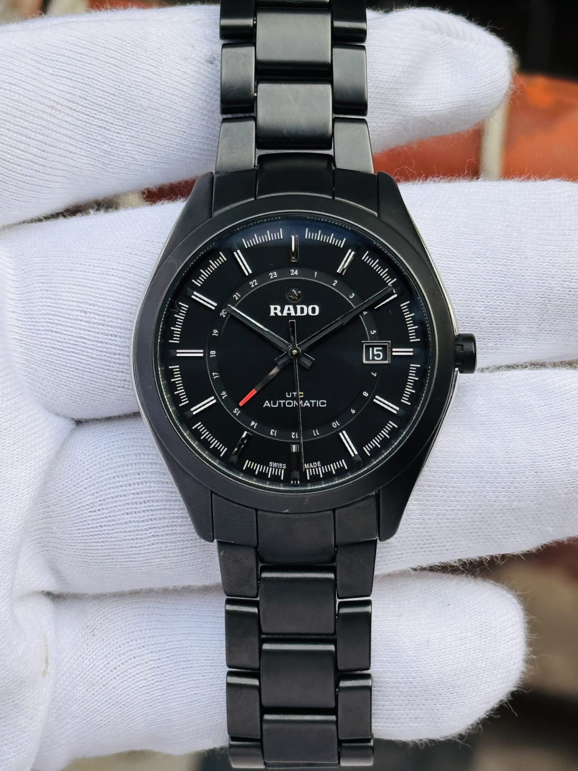 🌟Rado HyperChrome XL Automatic UTC R32167152 Swiss Made.