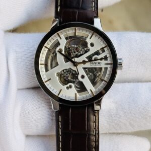 🌟Rado Centrix skeleton automatic Silver Dial, Stainless Steel, 38.0 mm, Men's Watch.