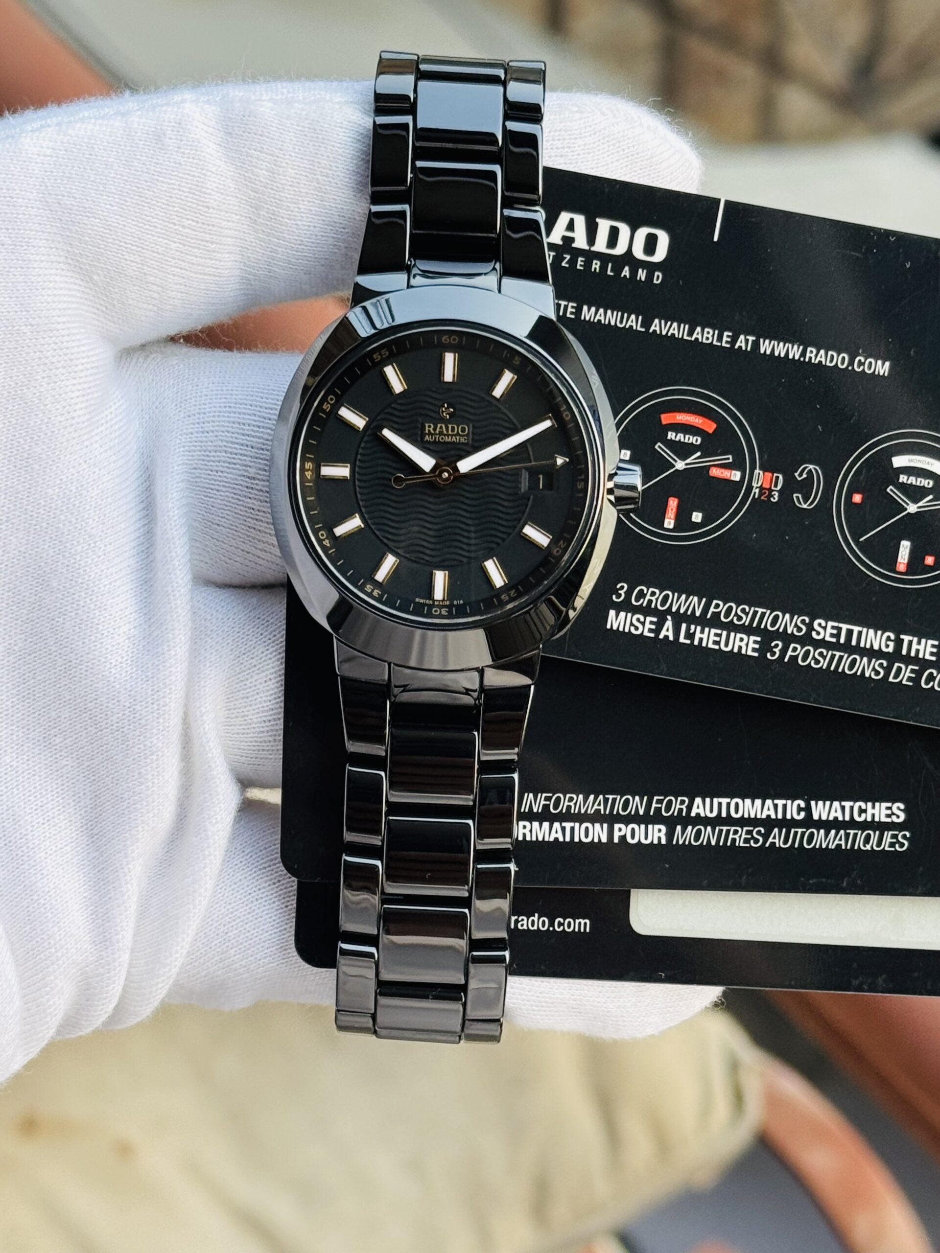 🌟BLACK CERAMIC BEAST. D-STAR. 🖤 RADO D-STAR AUTOMATIC - FULL CERAMIC . - Image 2